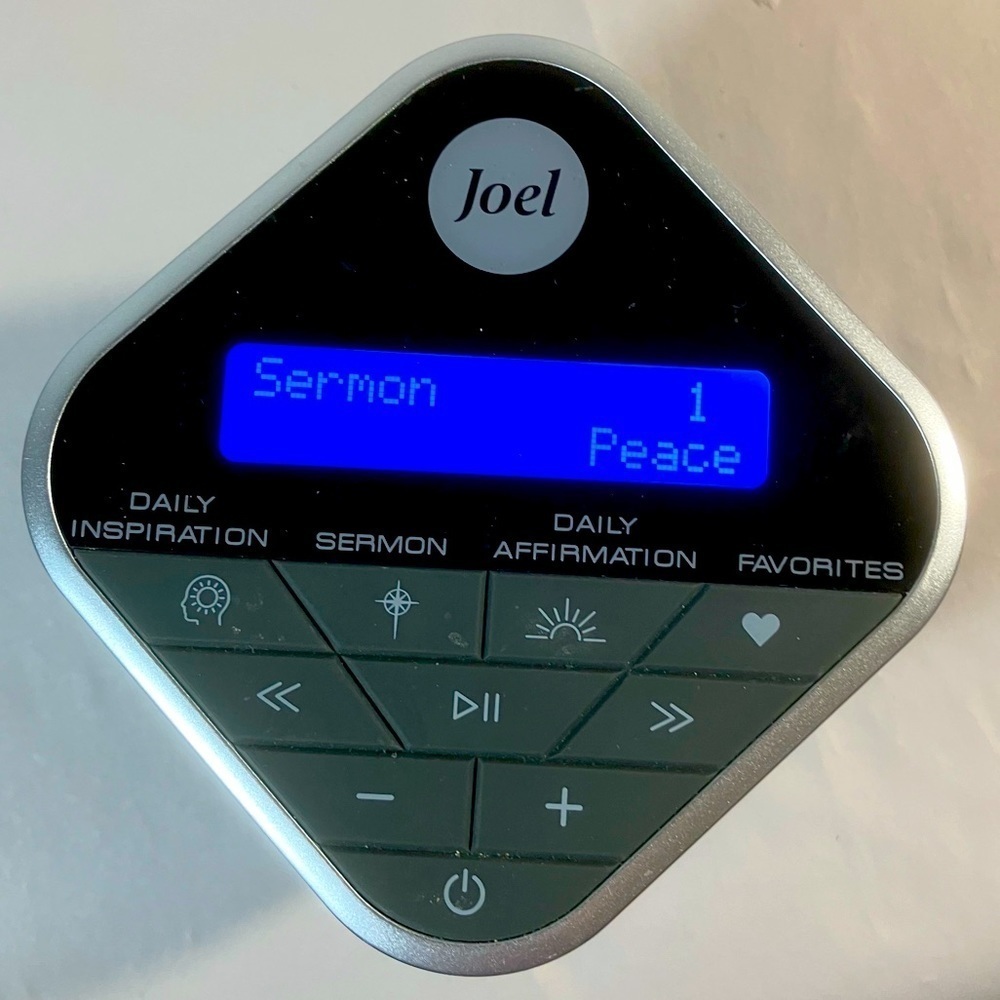 Joel Osteen Inspirational Talking Cube